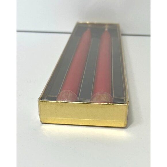 Vintage Set Of 2 12" Red Lifetime Candles CIR-495 In Original Box Never Used - Picture 5 of 9